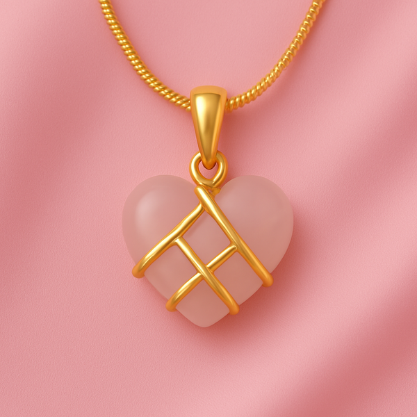 Diamond Chateau Heart Necklace
