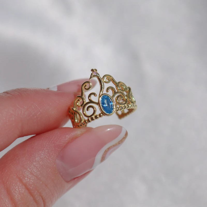 Princess Rosella Crown Ring