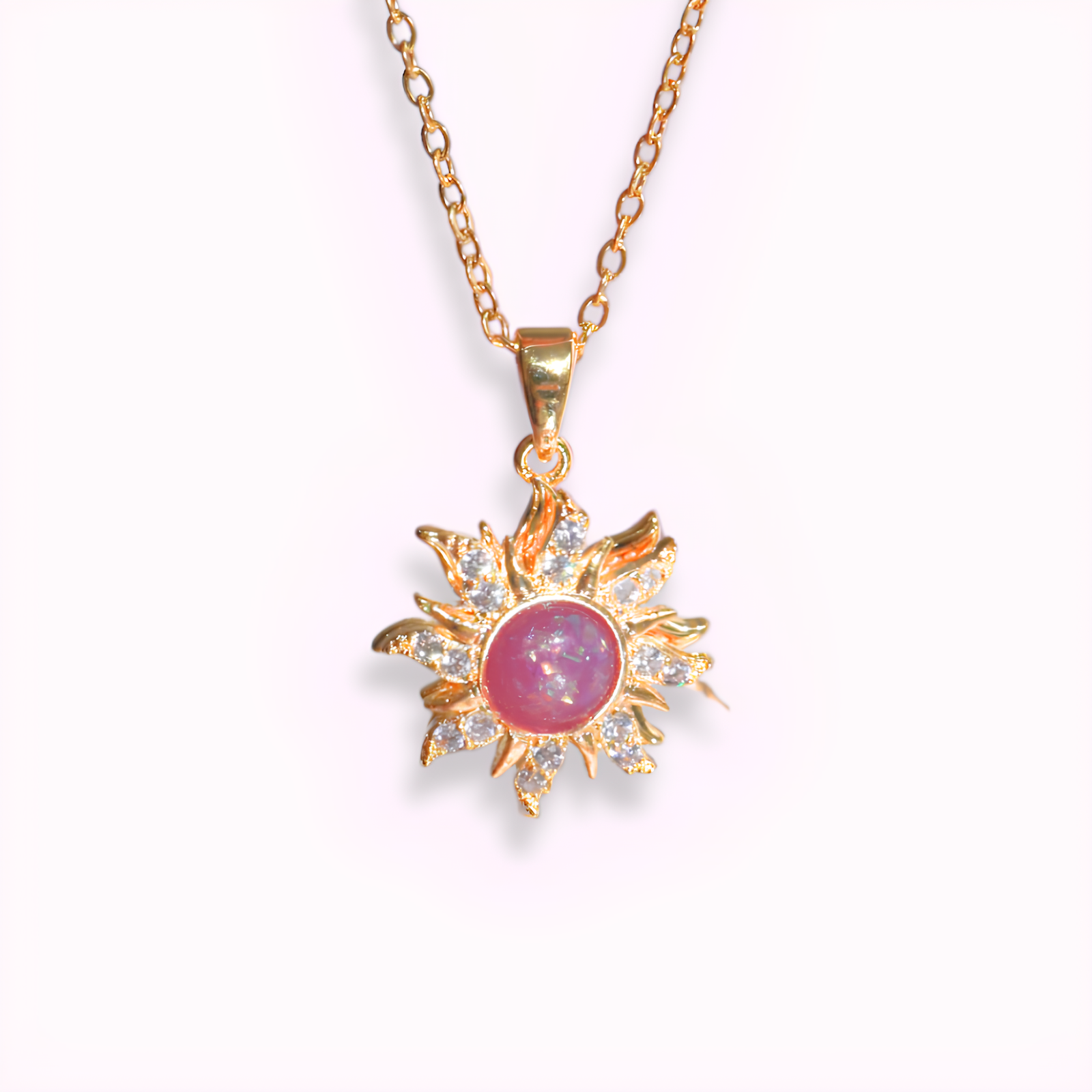 Rapunzel Spinning Sun Necklace