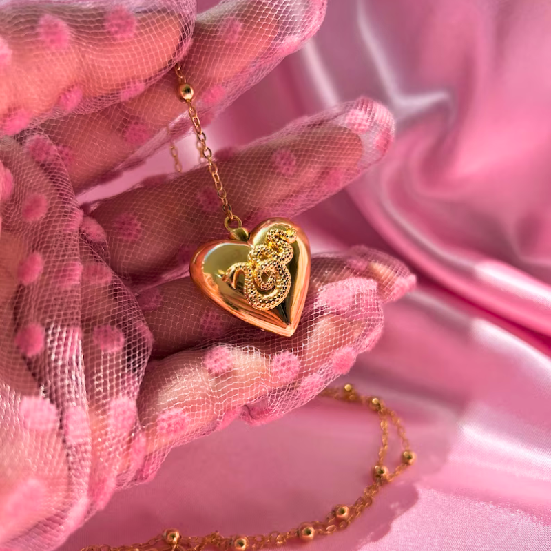 LDR Heart Locket Necklace