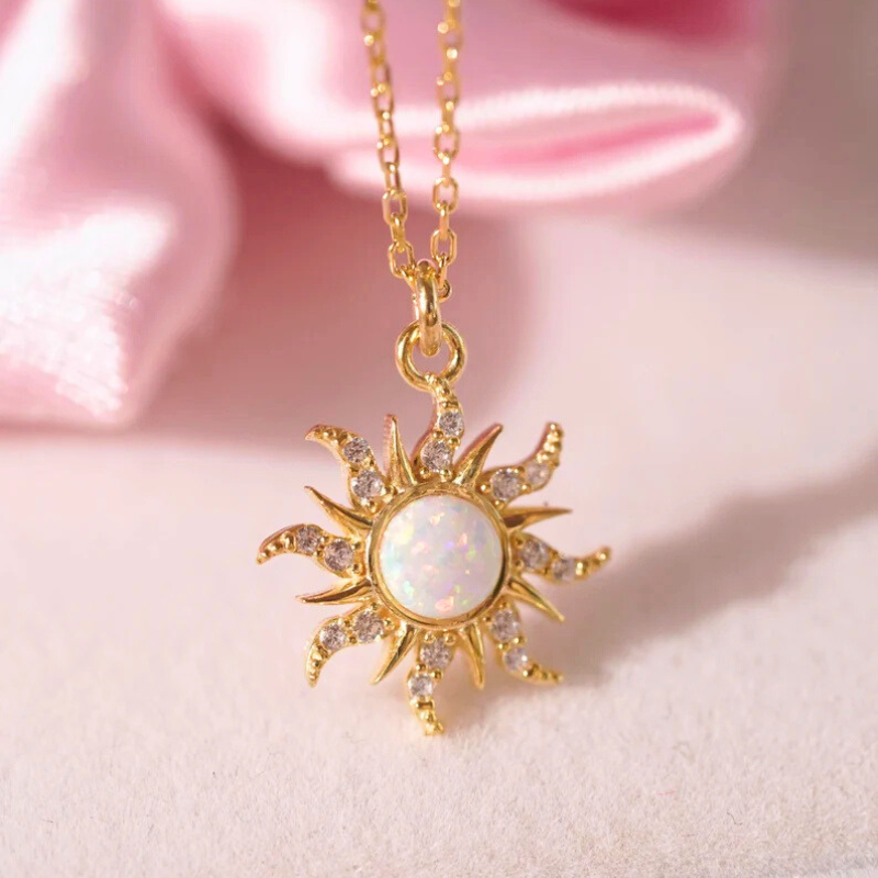 Rapunzel Sun Opal Necklace